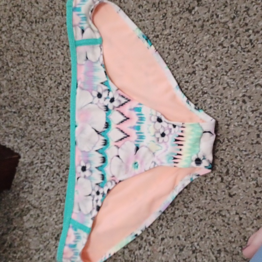 Op Bikini bottoms floral print size M